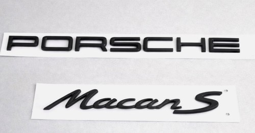 Logo scritta porsche macan - logo, s