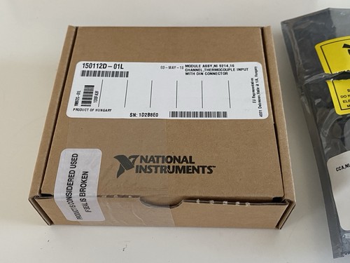 National instruments cdaq - instruments, ni