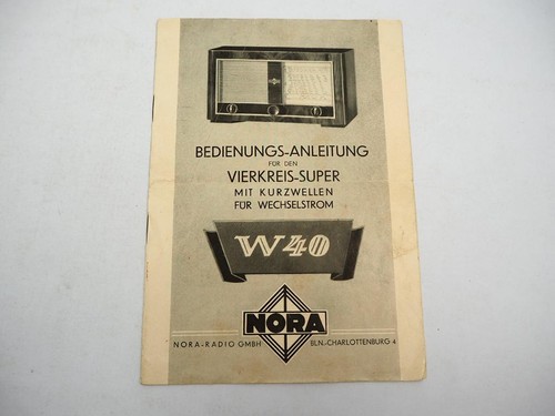 Originale nora w40 vierkreis - originale,