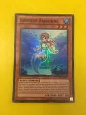 YU GI OH CARTA SIRENIDE ABISSDINE SUPER RARA CBLZ-IT032 DECK LOTTO COLLEZIONE