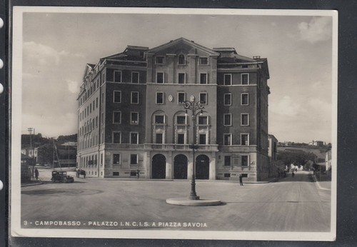 Cartolina campobasso palazzo - campobasso,