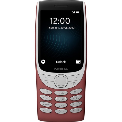 Nokia 8210 rosso - sim, con
