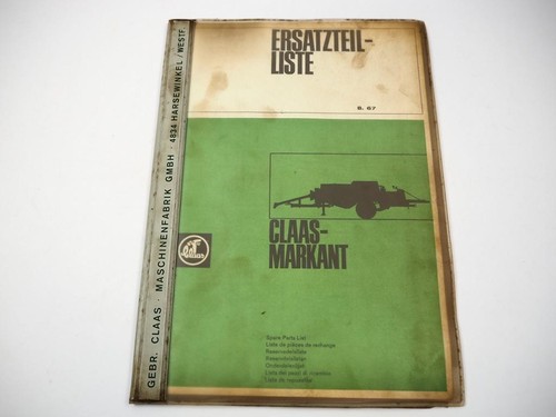Claas markant presse lista - claas,