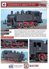 BS00013 locomotiva a vapore FS