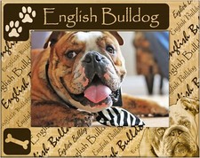 English Bulldog Laser Engraved