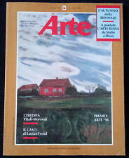 Arte - Rivista mensile # 243  1993 Freud Biennale Morandi Beuys Ernst Turchiaro