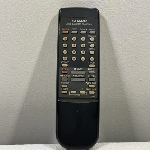 Telecomando sharp vcr vhs - telecomando,