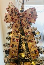 ALBERO DI NATALE TOPPER FIOCCO