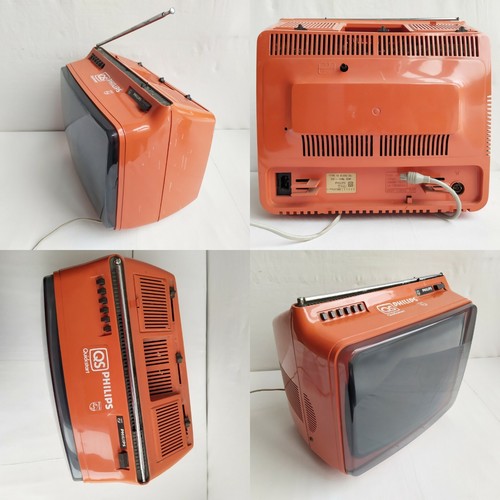 Televisore plastica arancio - plastica,