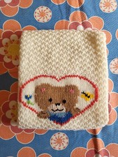 Copertina Neonato Orso lana