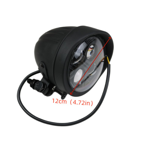 Motocicletta led faro luce 5 - luce, 4,5