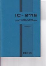 Manuale con schema per Icom IC-211 E in tedesco