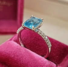 Anello oro Bianco 18 kt  con