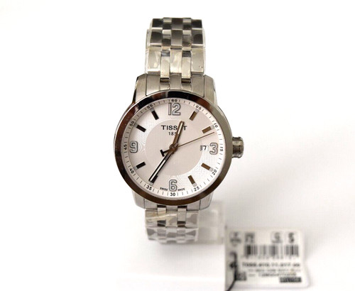 Tissot prc 200 silver dial - ss,