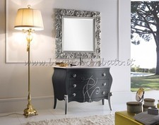 mobile da bagno bombato laccato decorato con rilievi colore a scelta mineralmar!