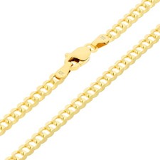 10K Oro Giallo 4mm Massiccio