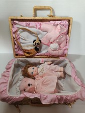 Bambola con cestino Zanini e Zambelli vintage, LEGGI