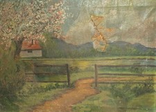 Antico dipinto ad olio