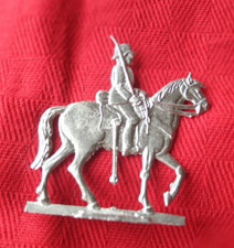 Plotone di soldatini piombo tedeschi a cavallo, deutsche Soldaten, rarità,antico