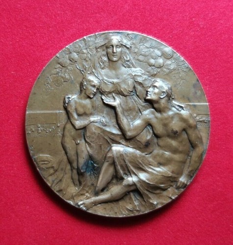Medaglia uniface 1910 - medaglia, opus