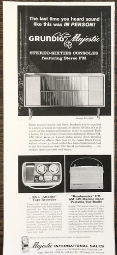 1961 grundig majestic - grundig, console