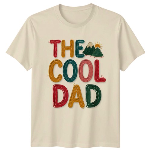 Shirt uomo the cool dad - t-shirt,