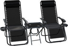 ® Set Di 2 Sdraio Da Giardino