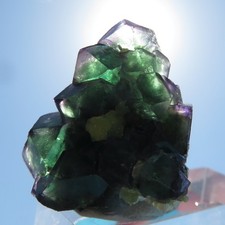 Minerali fluorite verde e - verde,