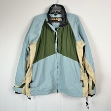 Santa Cruz Colorblock Ski Snowboard Jacket Men's L Winter Sports Outdoor Cabin