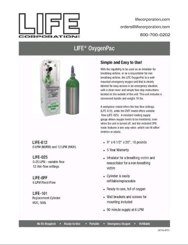 Life oxygen pac ossigeno - life, di