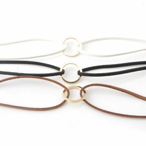 Collana girocollo pelle - girocollo,
