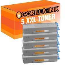 5x Cartuccia Toner XXL per Oki