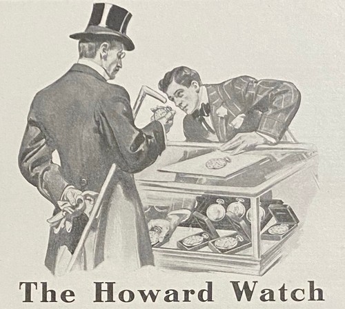 1907 howard watch pubblicità - 1907,