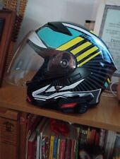 casco jet con  Mai Indossato Perché Largo Misura 57/58 Cm