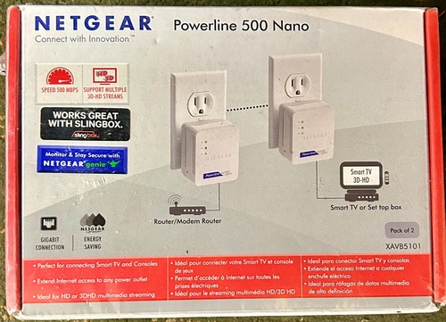 Netgear powerline 500 nano - powerline,