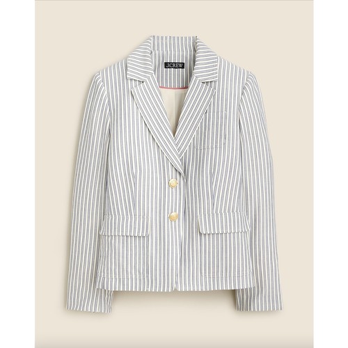 Blazer crew blu bianco - blazer,