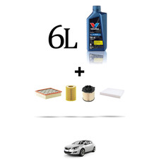 HOFFCAR Kit tagliando 4 FILTRI