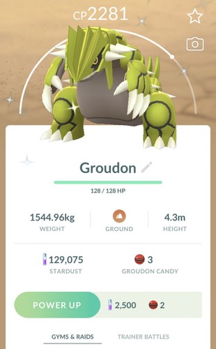 Shiny groudon 80kstardust - shiny,
