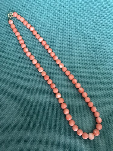 Collana vintage corallo oro - collana,