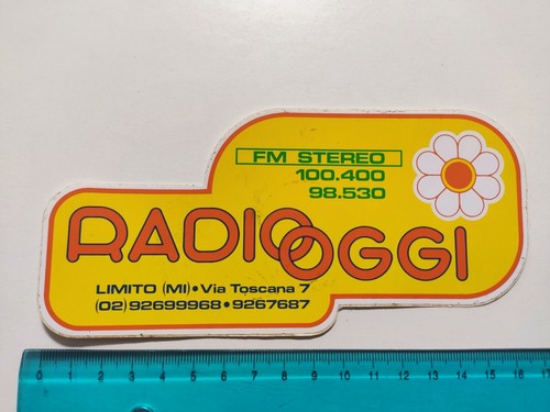 Adesivo radio oggi limito - oggi,