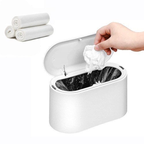 Mini pattumiera con coperchio - con,