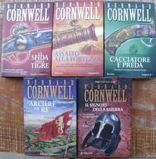 Lotto 5 romanzi storici Bernard Cornwell Richard Sharpe Il signore della guerra