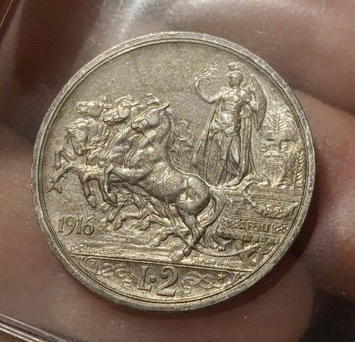 Lire 1916 quadriga briosa - 2,