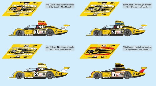Decals renault alpine a442 - renault,