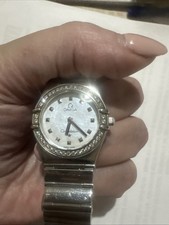 omega constellation Donna Diamanti Oro Acciaio 