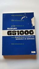 Suzuki GS 1000 1978 manuale officina originale italiano tedesco repair manual