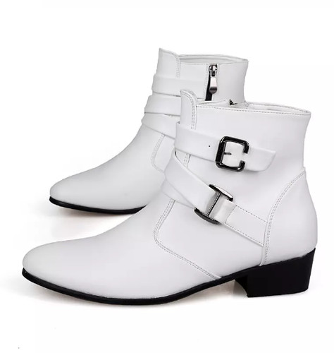Scarpe uomo stivaletti pelle