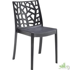 SEDIA IN RESINA MATRIX NERA