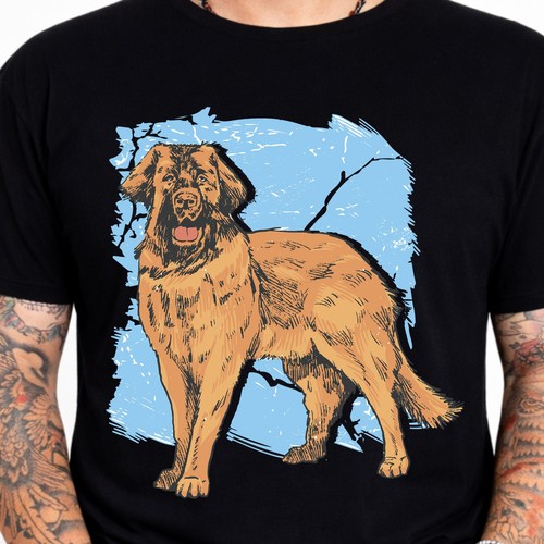 Maglietta leonberger cane - maglietta,