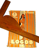 logos, libro di taglio e